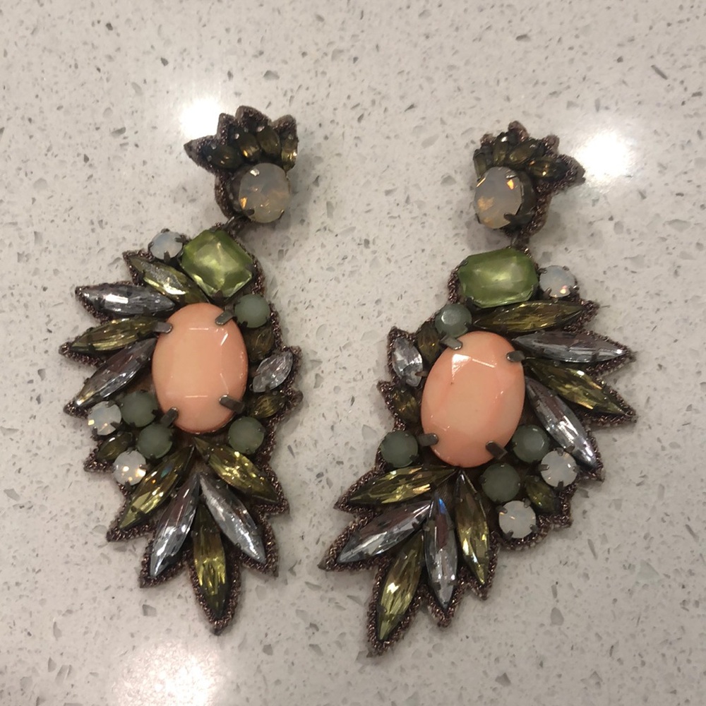 Suzanna Dai crystal earrings